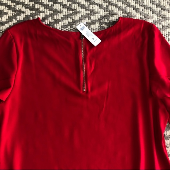 Chico’s size 3 ruffle sleeve tunic top - Picture 9 of 11
